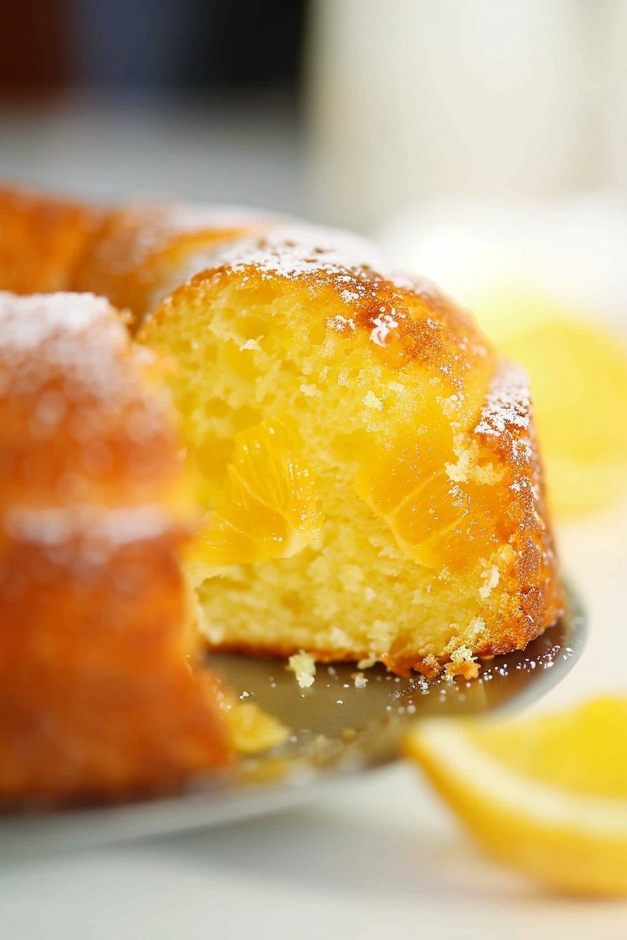 Citrus Sunshine Sponge: Zesty, sun-drenched delight.