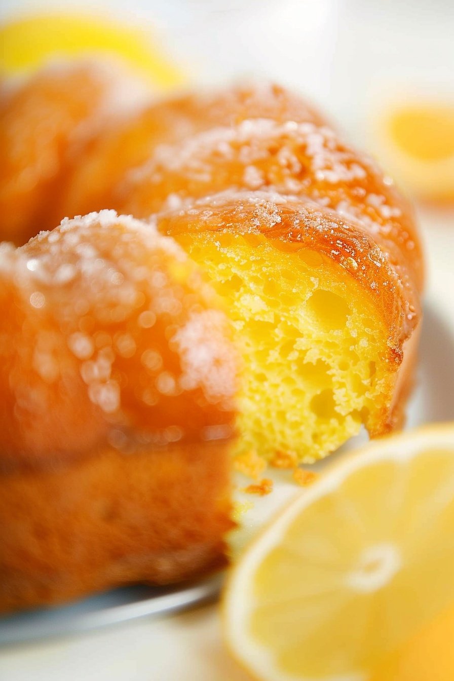 Citrus Sunshine Sponge: Zesty, sun-drenched delight.
