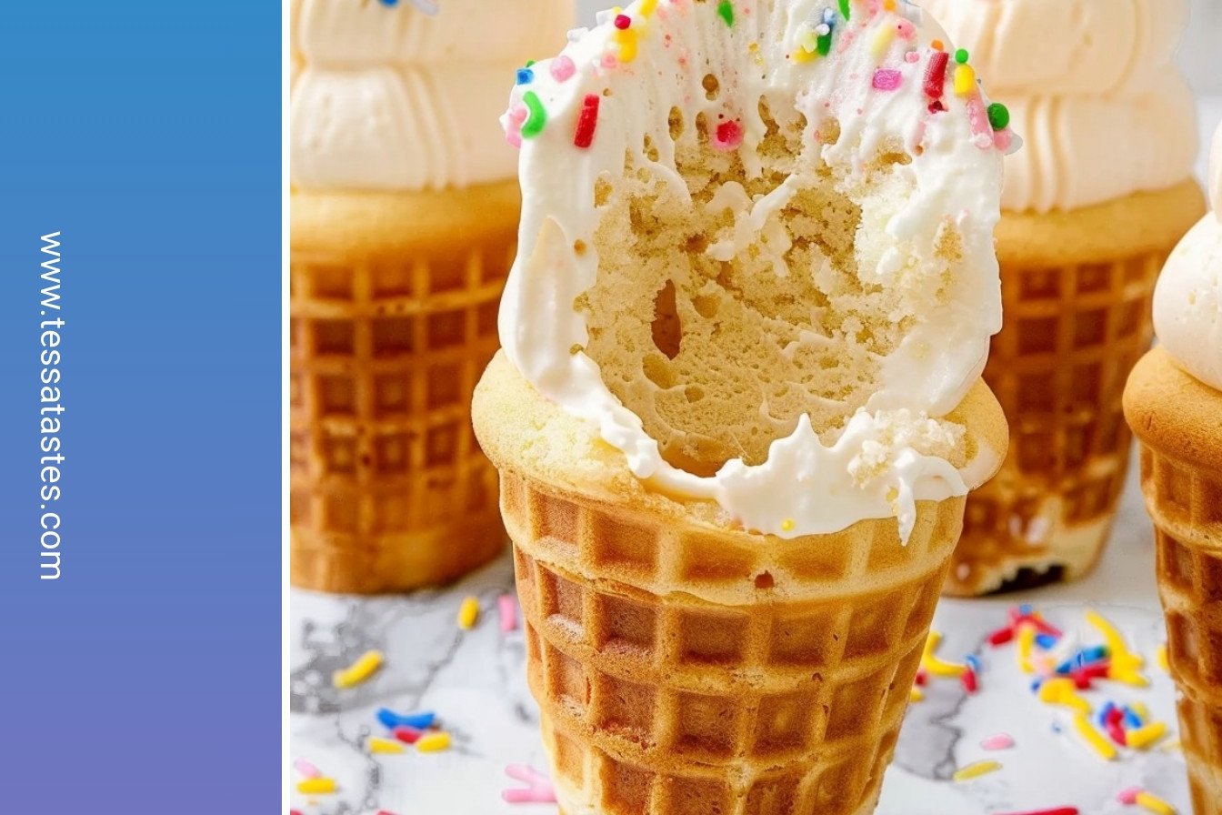 Cone-Shaped Cake Creations: Towering Frosted Delights: