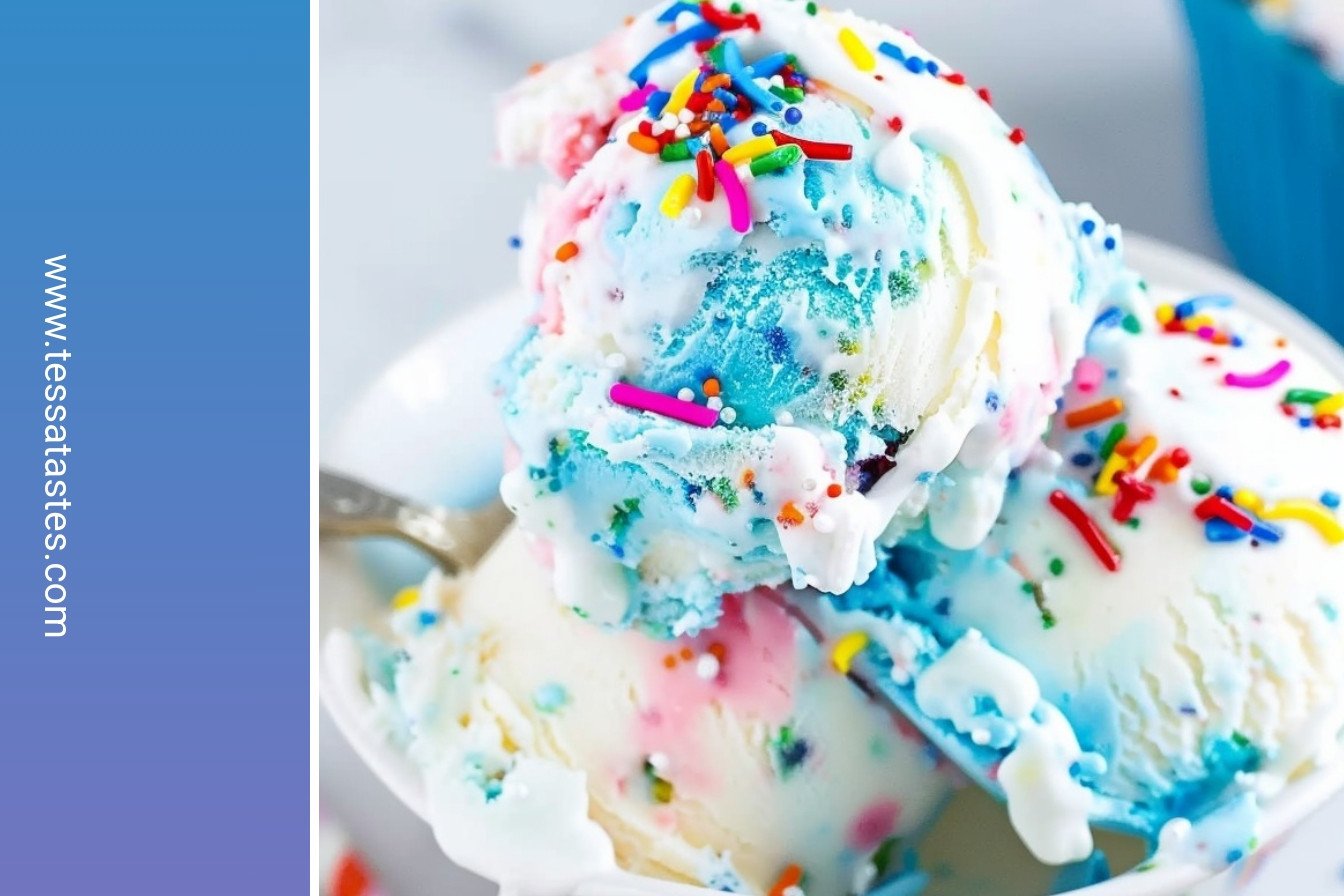 Easy Celebration Ice Cream: Pure creamy party perfection.:
