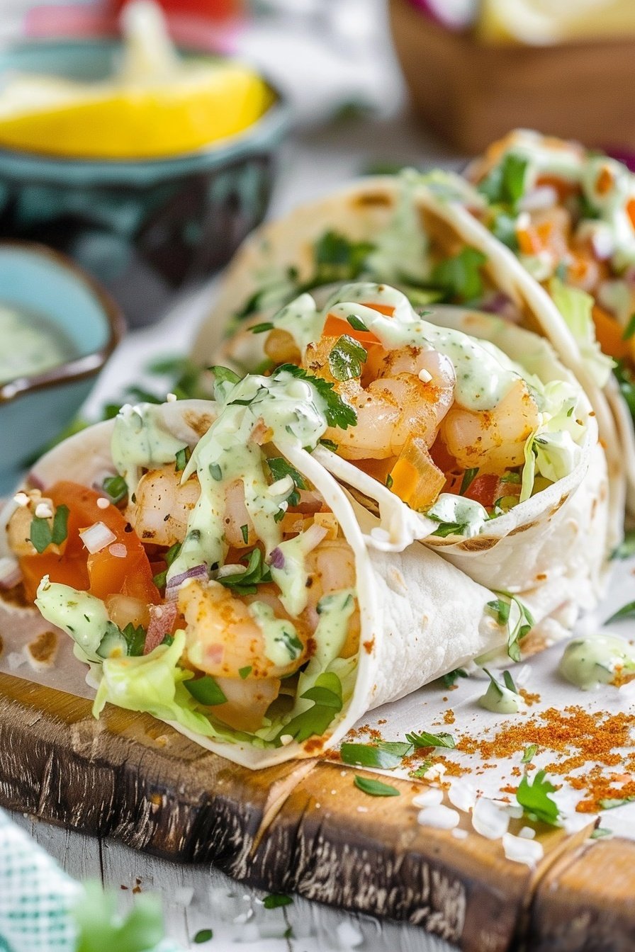 Coastal Ceviche Wraps: Irresistible crispy seaside delight