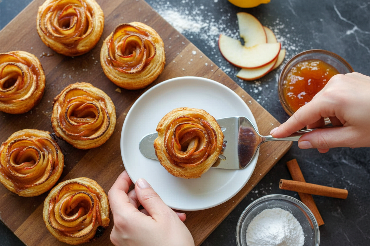 Apple Roses Recipe Easy Puff Pastry Dessert