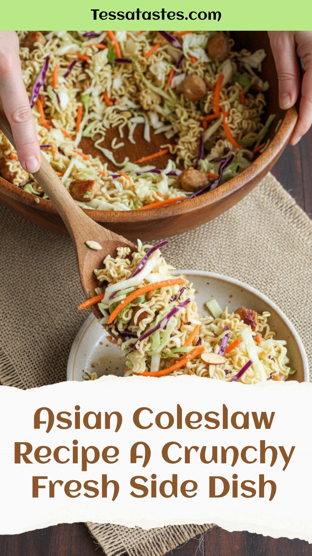 Asian Coleslaw Recipe A Crunchy Fresh Side Dish