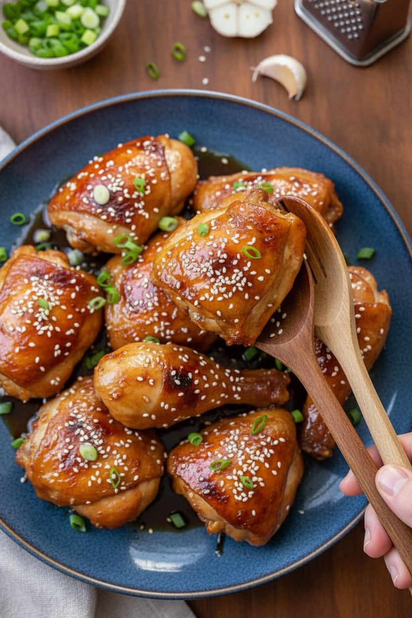 Asian Honey Garlic Chicken Recipe