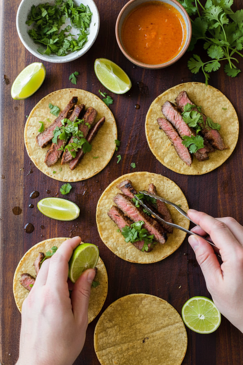 Authentic Carne Asada Street Tacos Recipe
