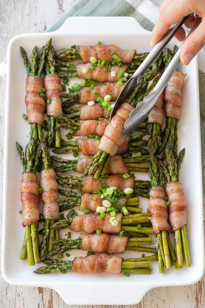 Bacon Wrapped Asparagus Recipe Oven Baked
