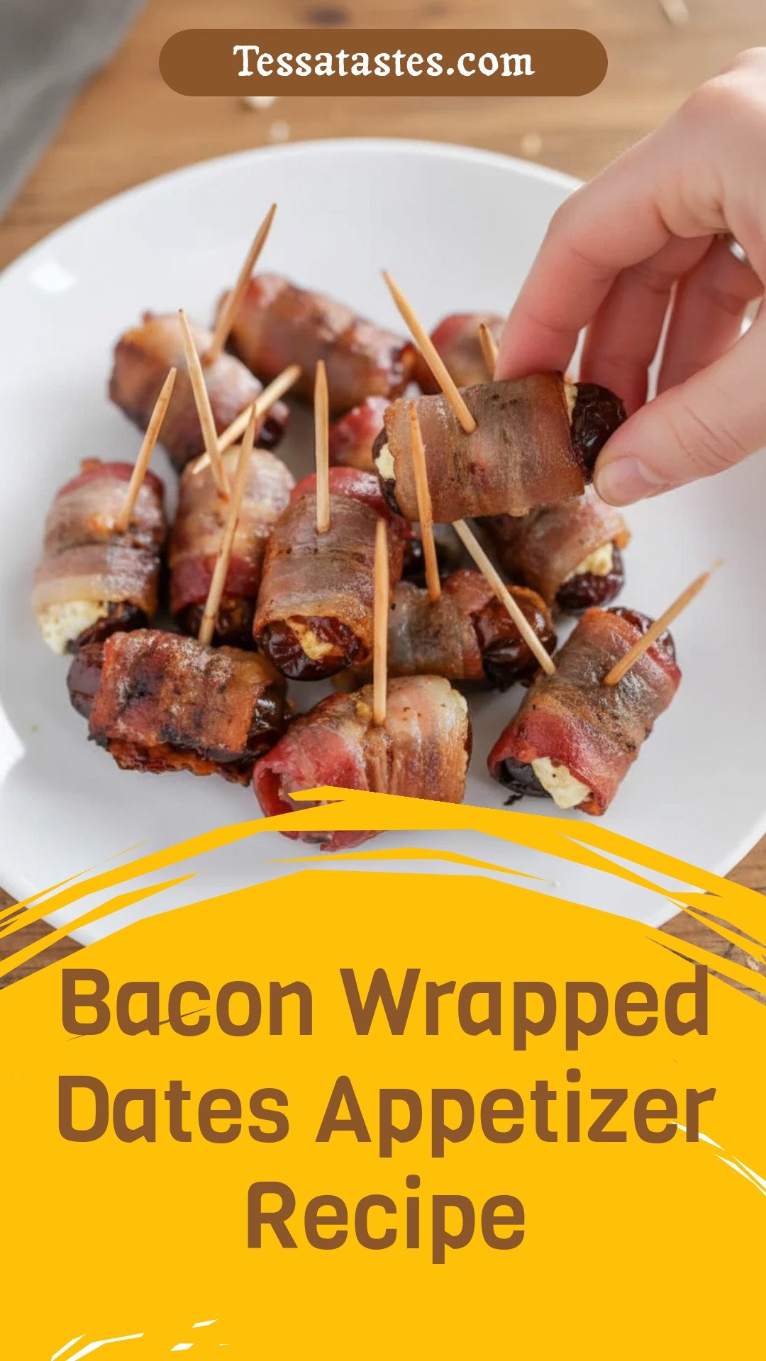 Bacon Wrapped Dates Appetizer Recipe