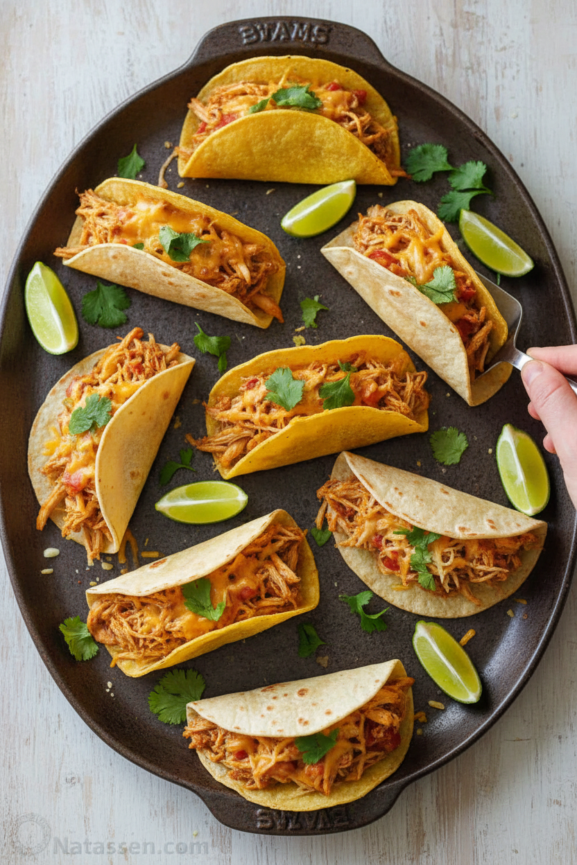 Baked Chicken Tacos Recipe with Video