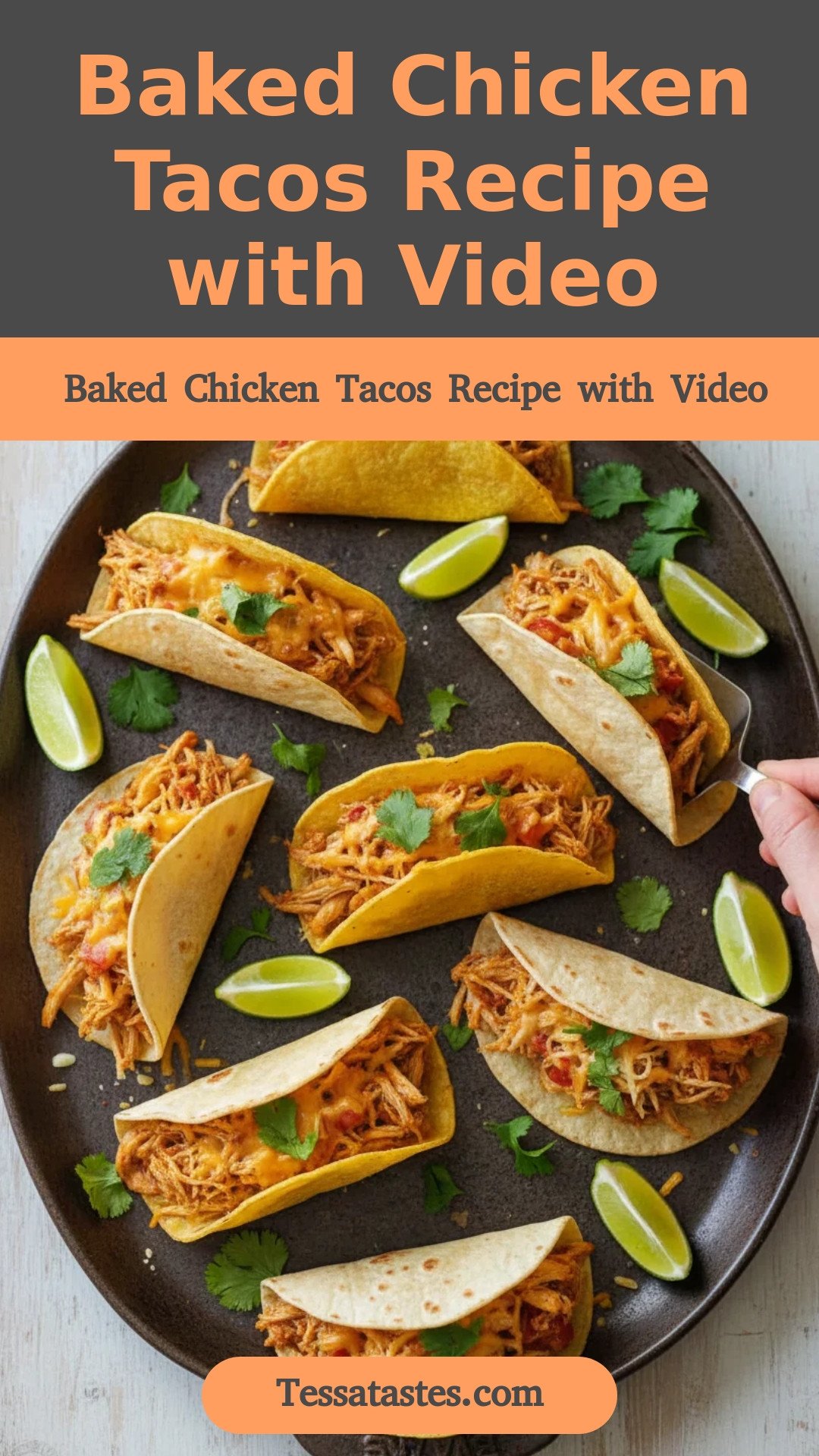 Baked Chicken Tacos Recipe with Video