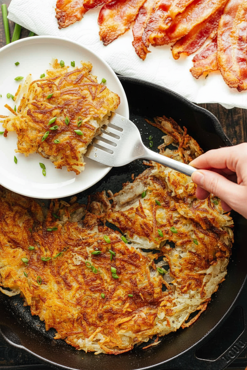 Best Crispy Hash Browns Recipe with Video