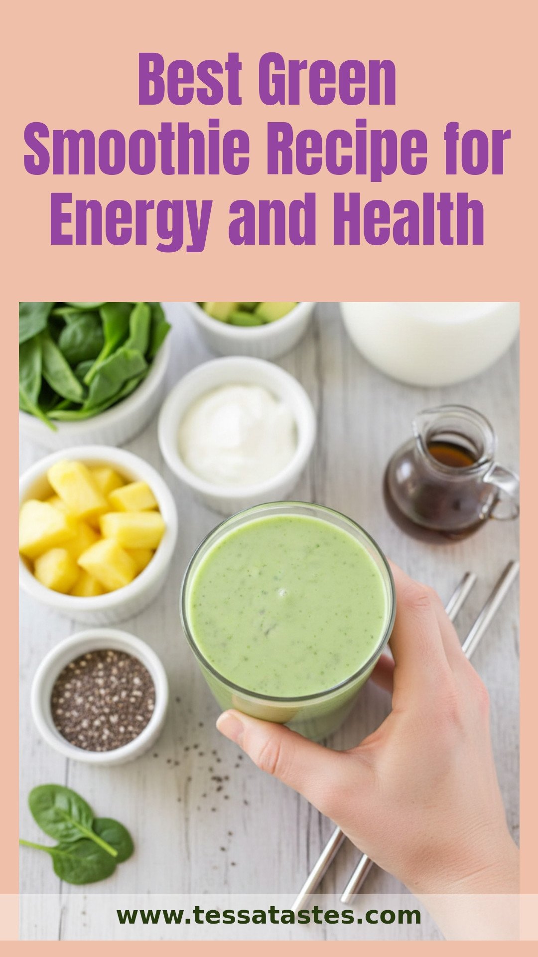 Best Green Smoothie Recipe for Energy and Health