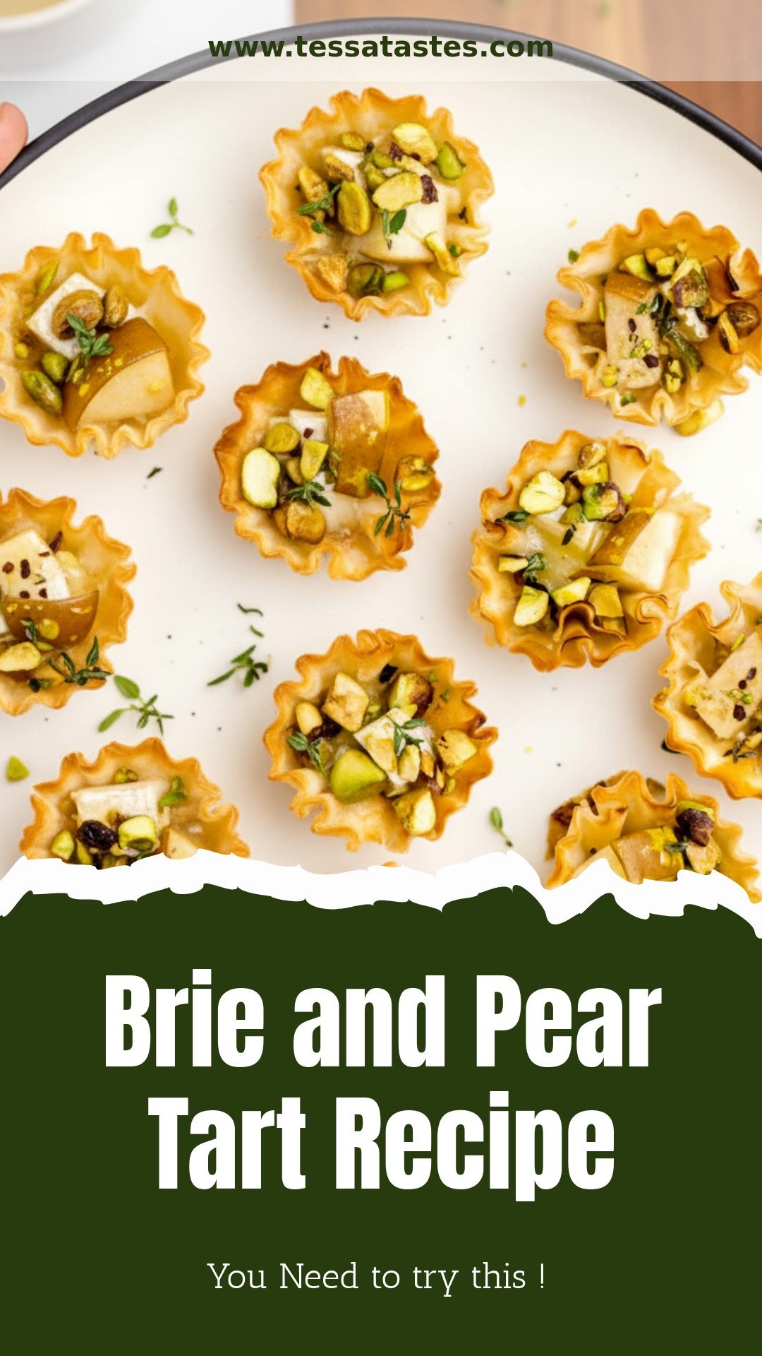 Brie and Pear Tart Recipe