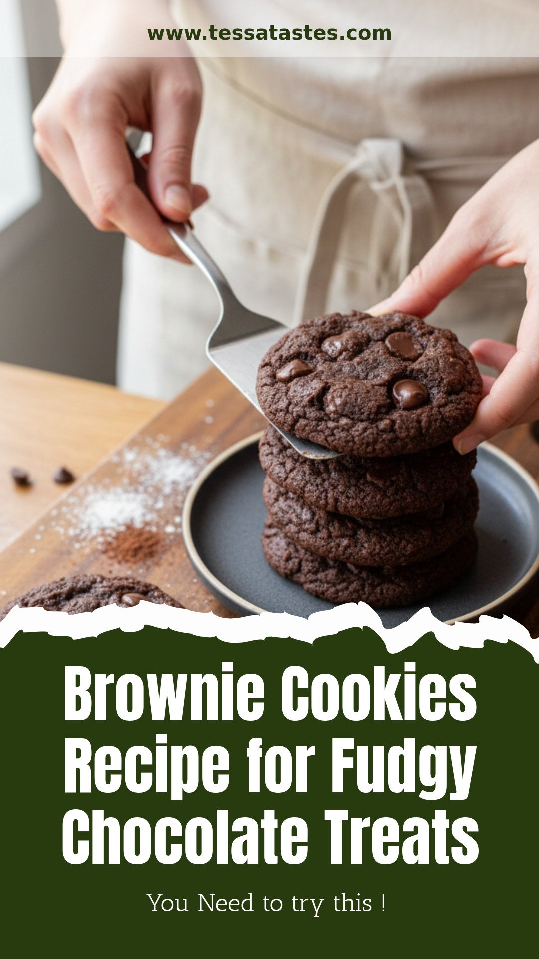 Brownie Cookies Recipe for Fudgy Chocolate Treats