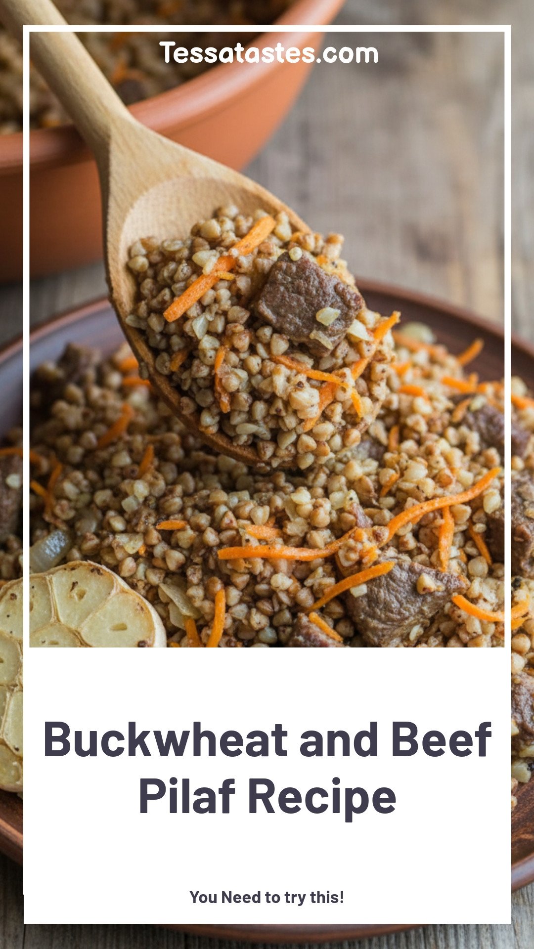 Buckwheat and Beef Pilaf Recipe