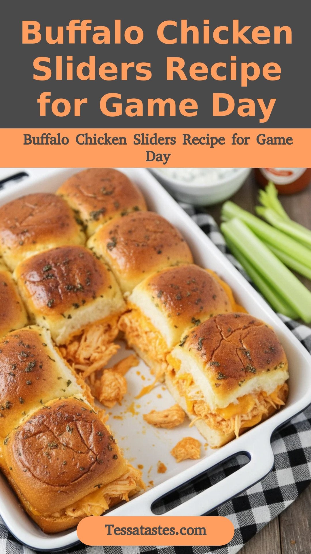 Buffalo Chicken Sliders Recipe for Game Day