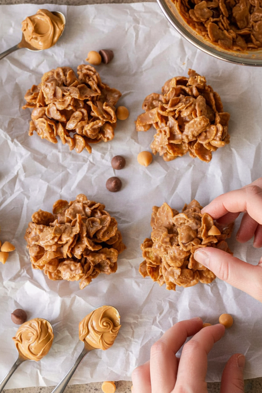 Butterscotch Cornflake Cookies Recipe