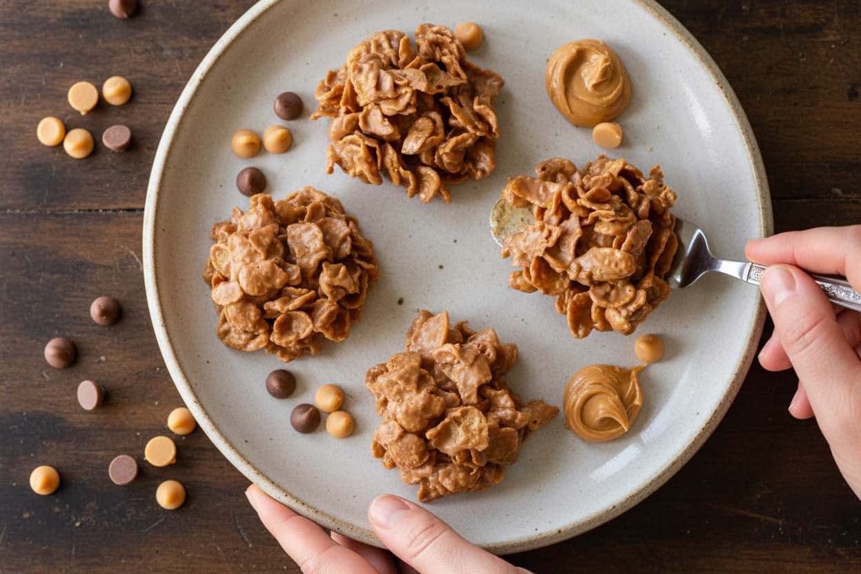Butterscotch Cornflake Cookies Recipe