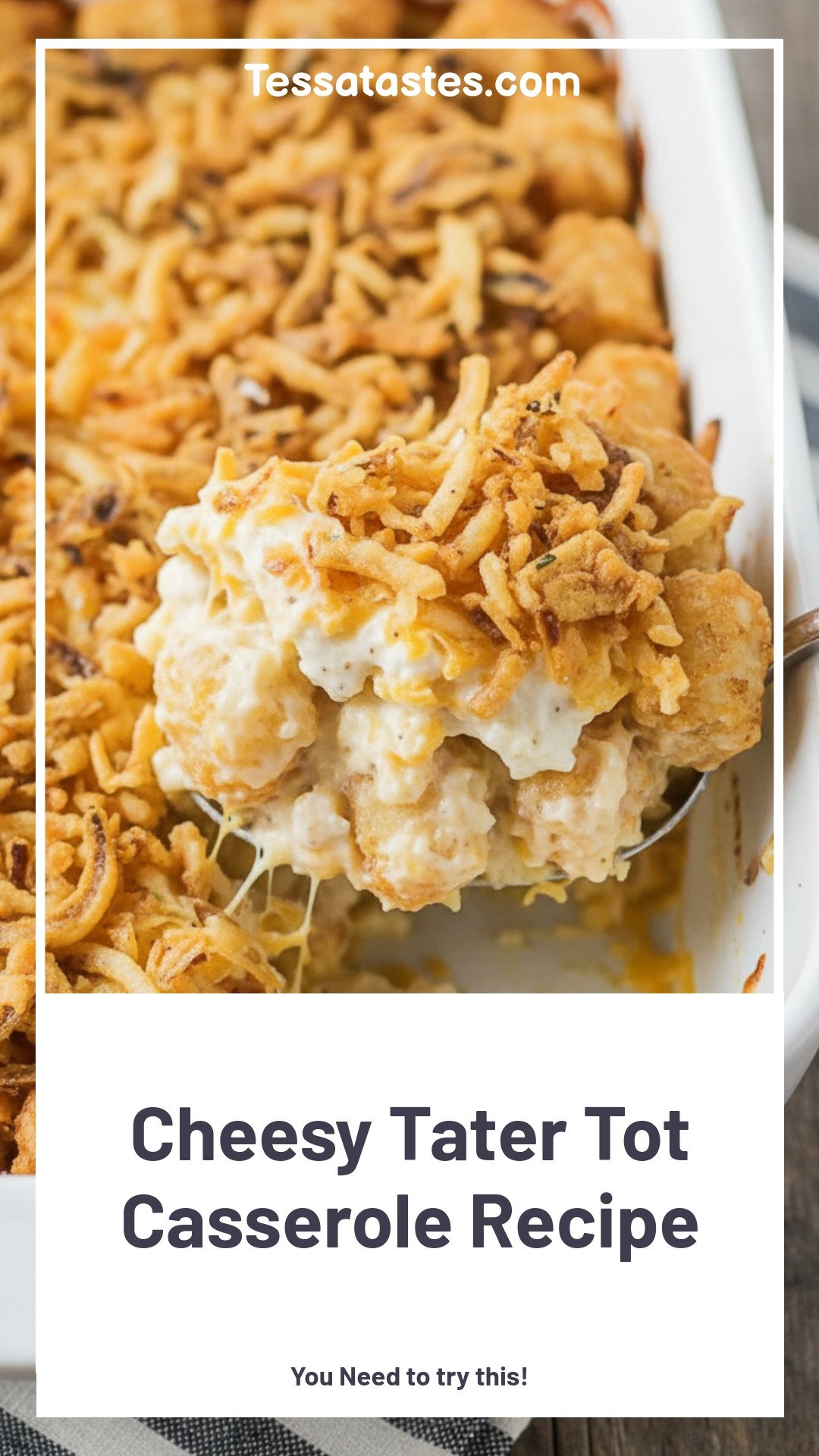 Cheesy Tater Tot Casserole Recipe
