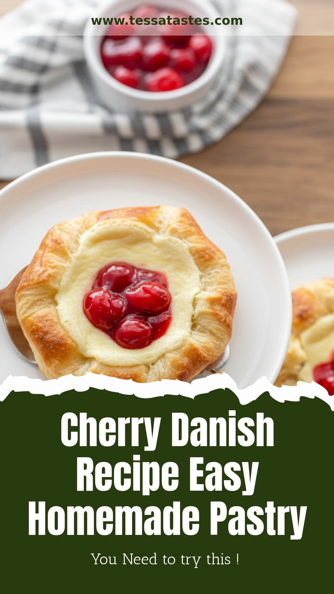 Cherry Danish Recipe Easy Homemade Pastry