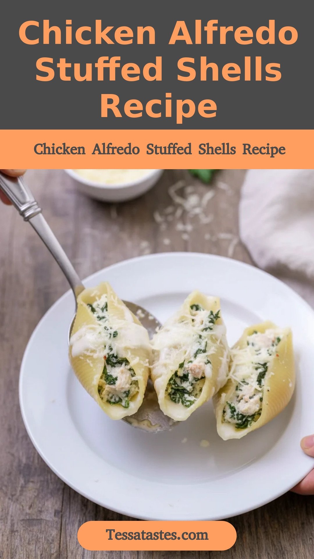 Chicken Alfredo Stuffed Shells Recipe