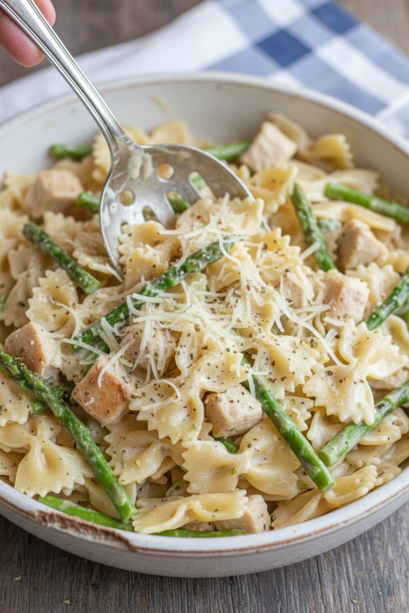 Chicken Asparagus Pasta Recipe