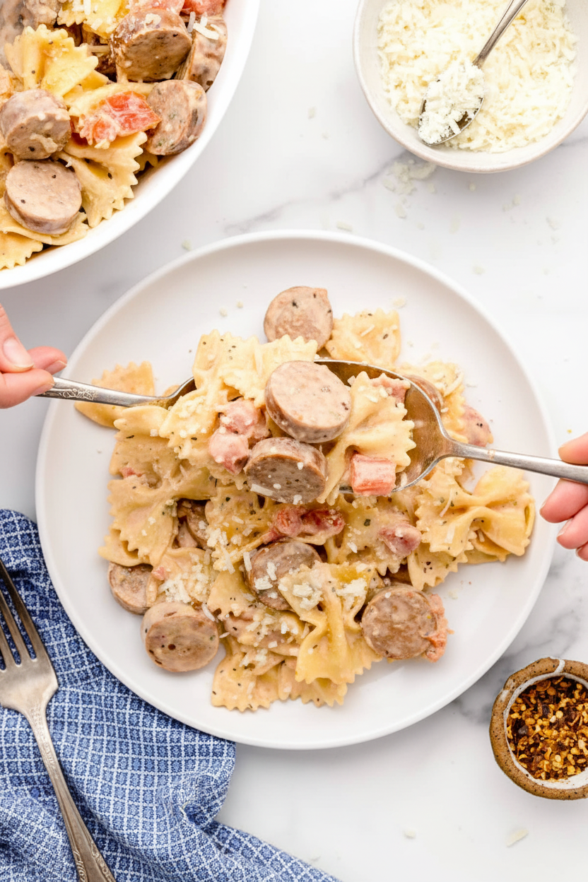 Chicken Sausage Pasta Recipe