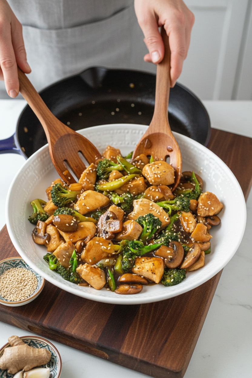 Chicken and Broccoli Stir Fry Recipe Video