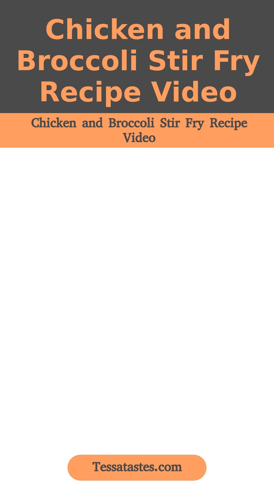 Chicken and Broccoli Stir Fry Recipe Video