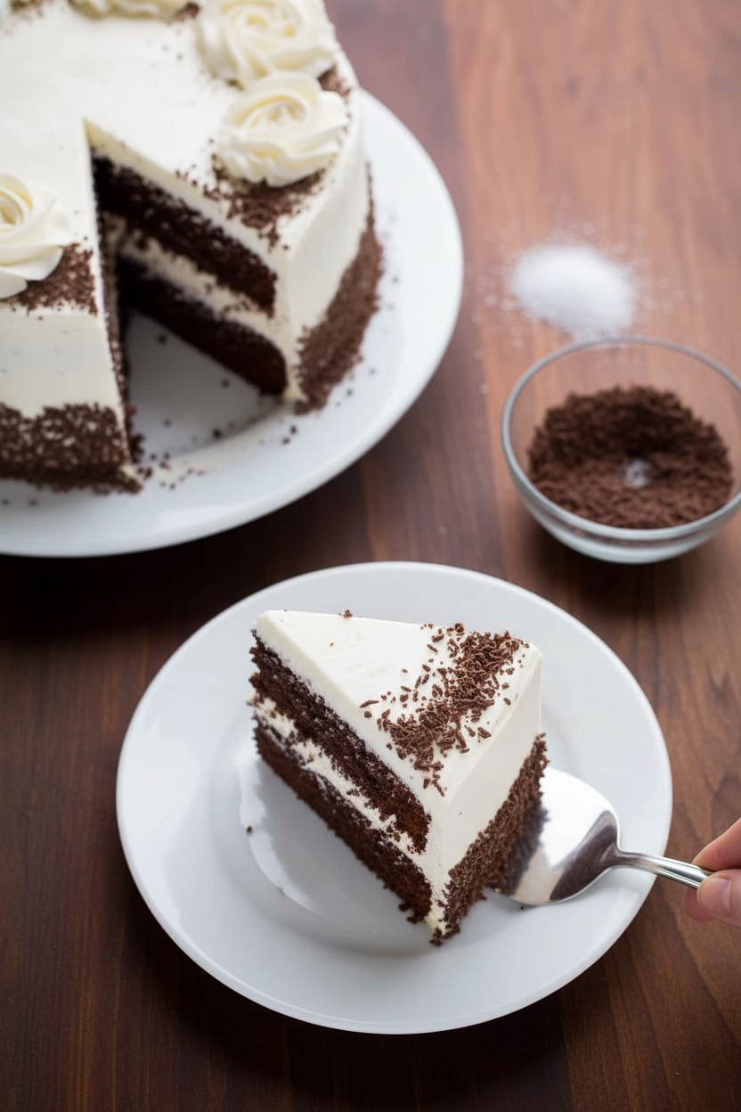 Chocolate Cake with Swiss Meringue Buttercream Recipe