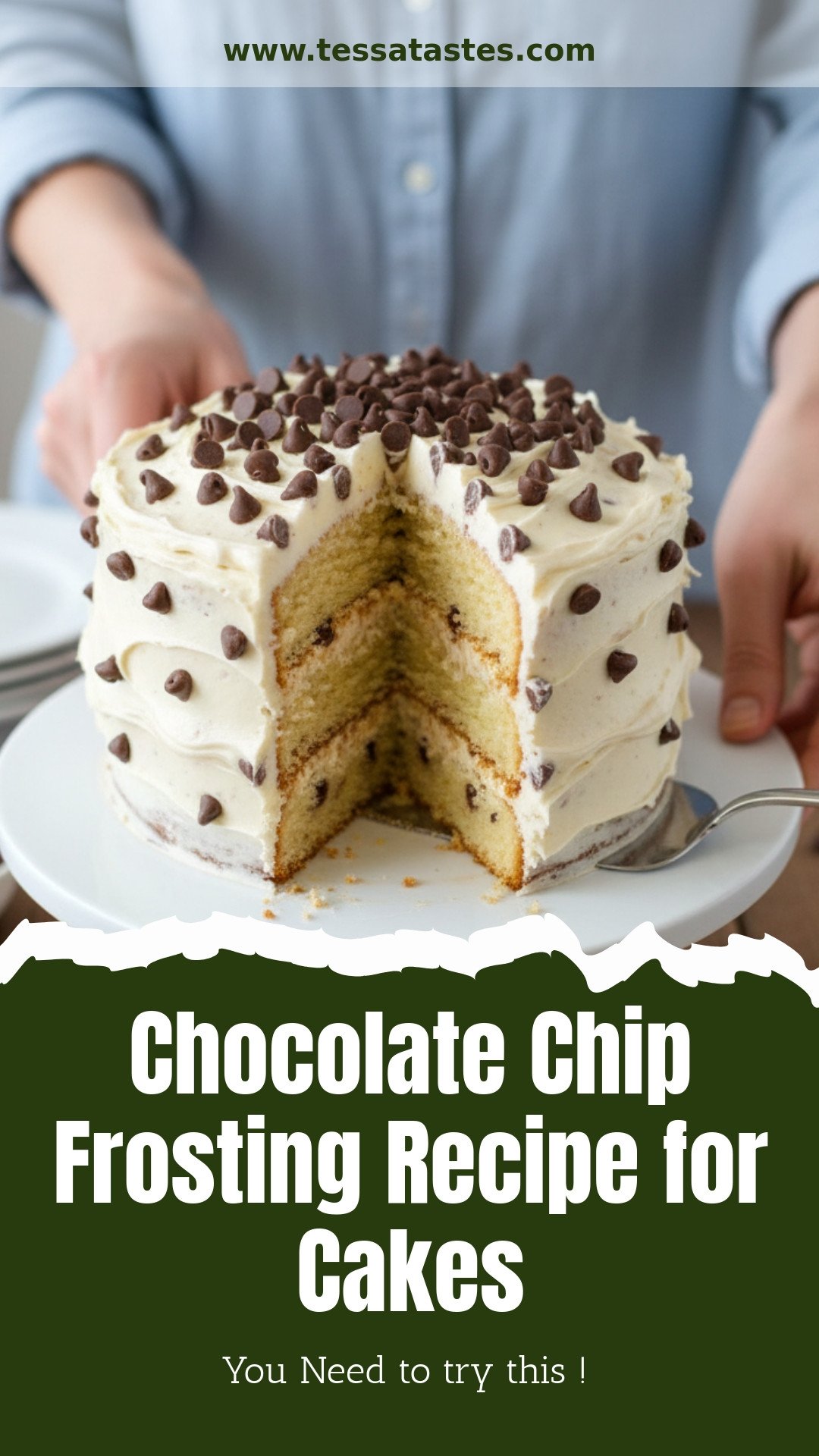 Chocolate Chip Frosting Recipe for Cakes