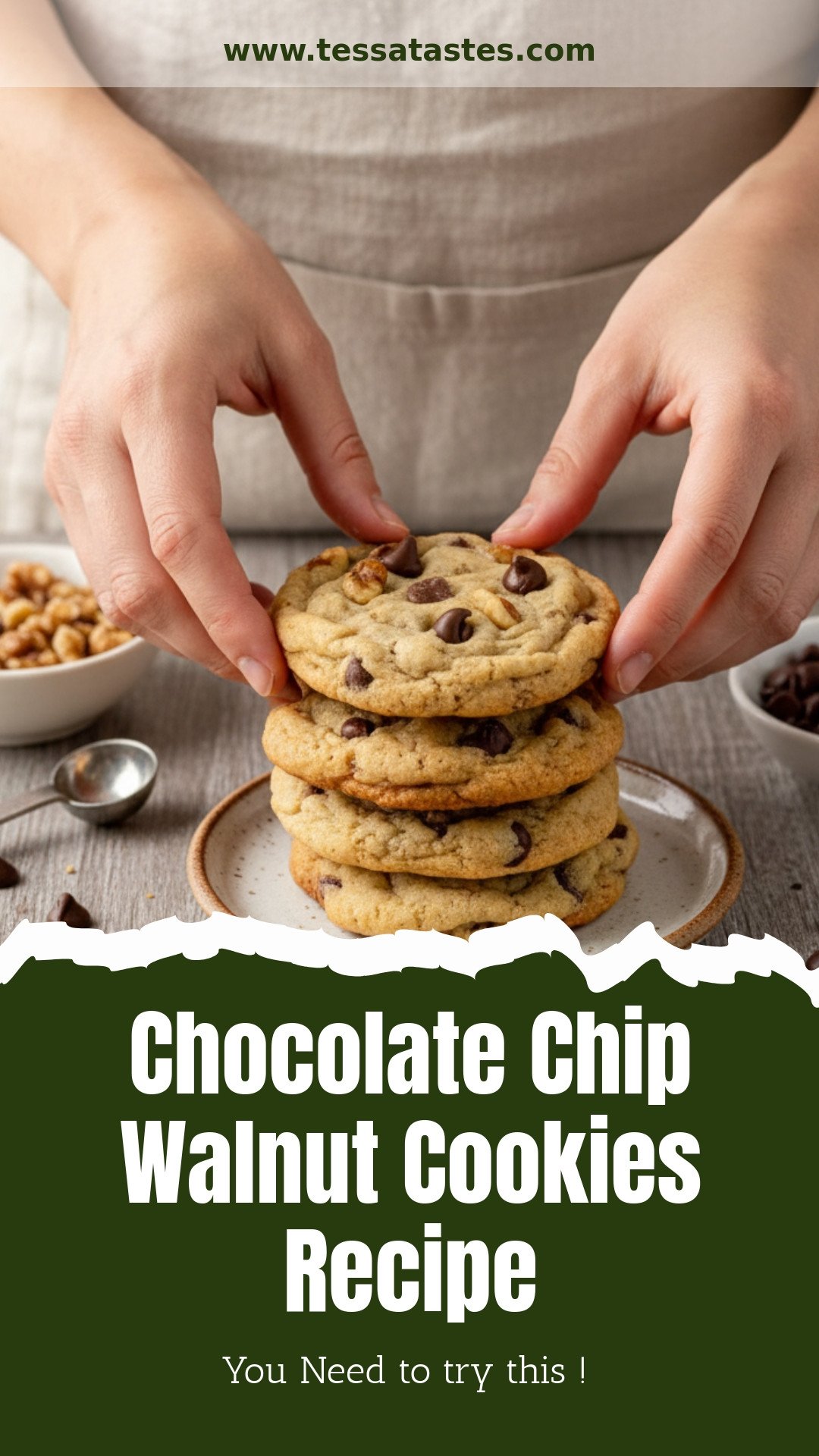Chocolate Chip Walnut Cookies Recipe