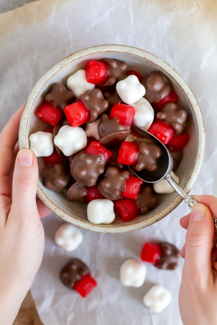 Chocolate Covered Cinnamon Bears Candy