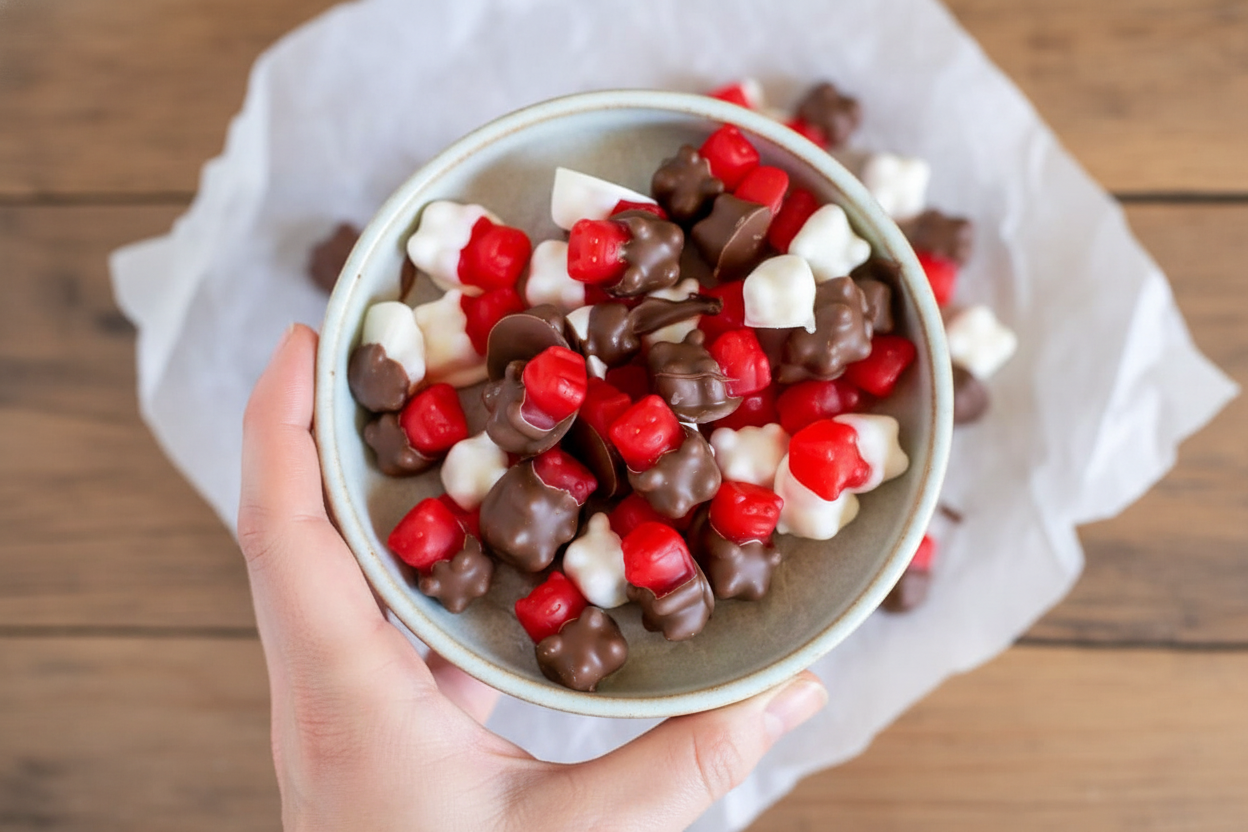 Chocolate Covered Cinnamon Bears Candy