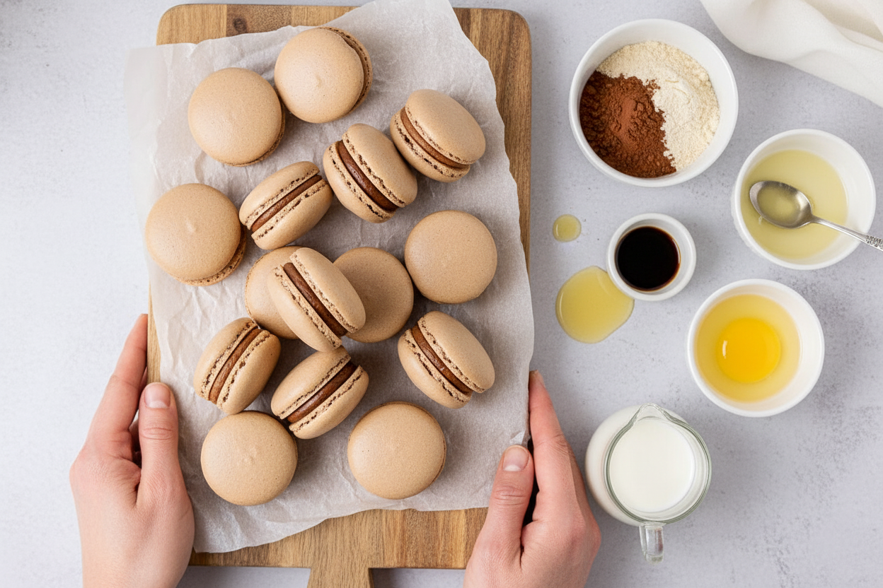 Chocolate Macarons Recipe and Baking Guide: Chocolate Macarons Recipe and Baking Guide