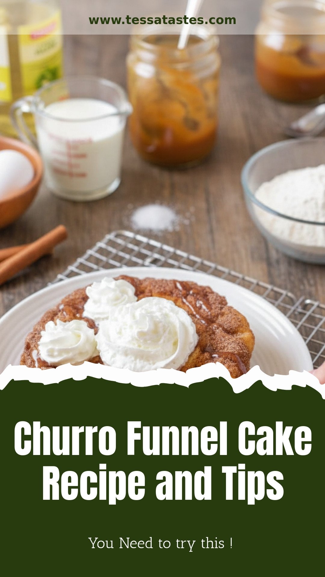Churro Funnel Cake Recipe and Tips