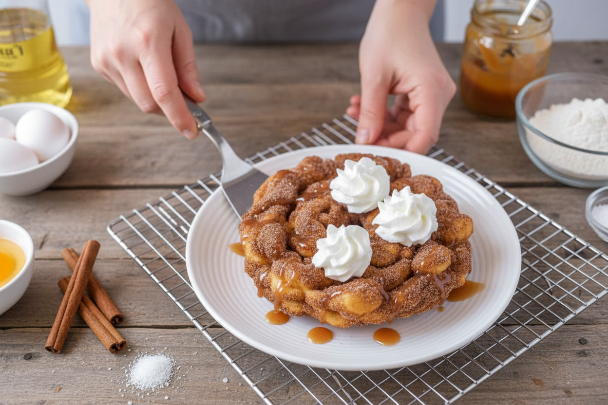 Churro Funnel Cake Recipe and Tips