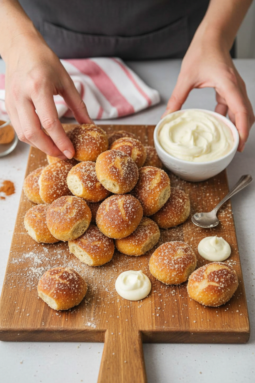 Cinnamon Sugar Pretzel Bites Recipe