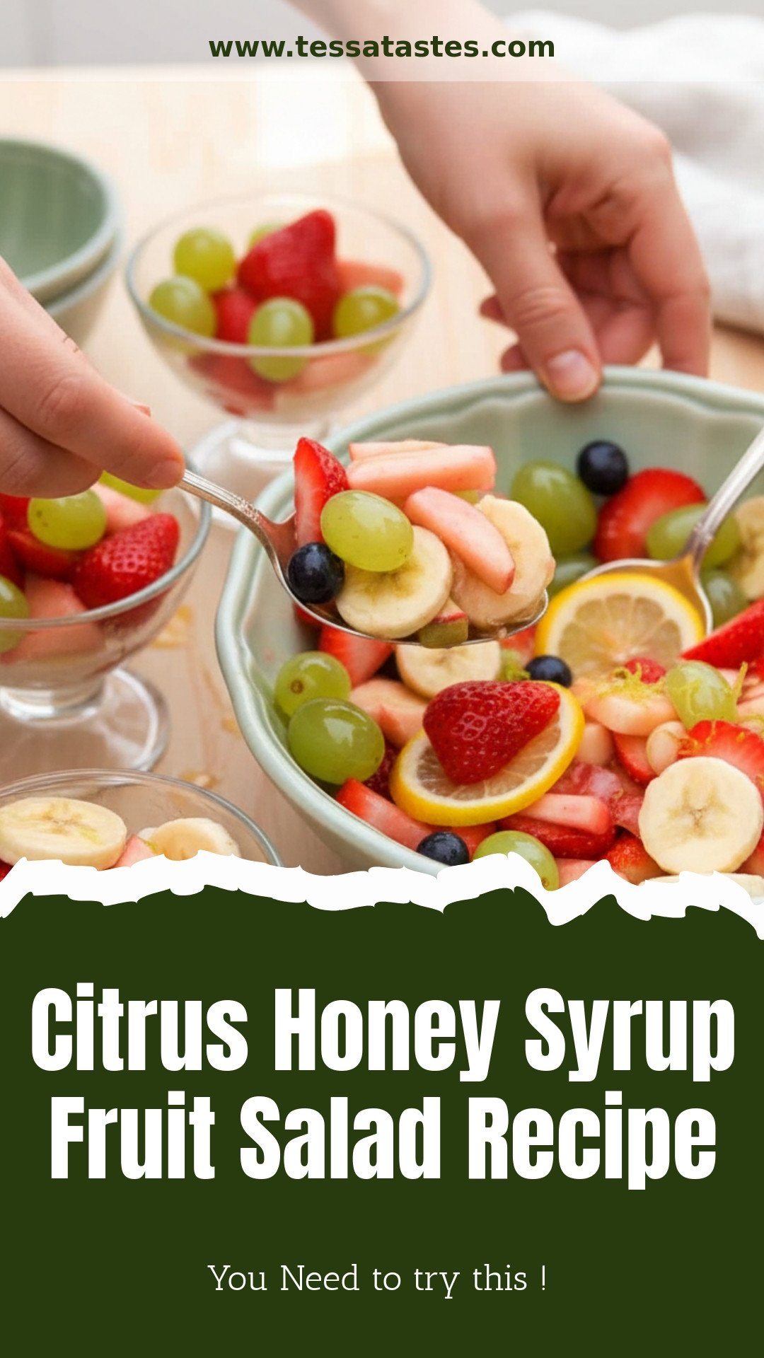 Citrus Honey Syrup Fruit Salad Recipe