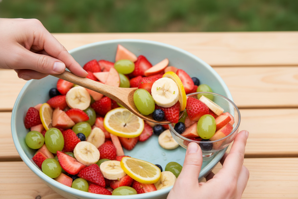 Citrus Honey Syrup Fruit Salad Recipe