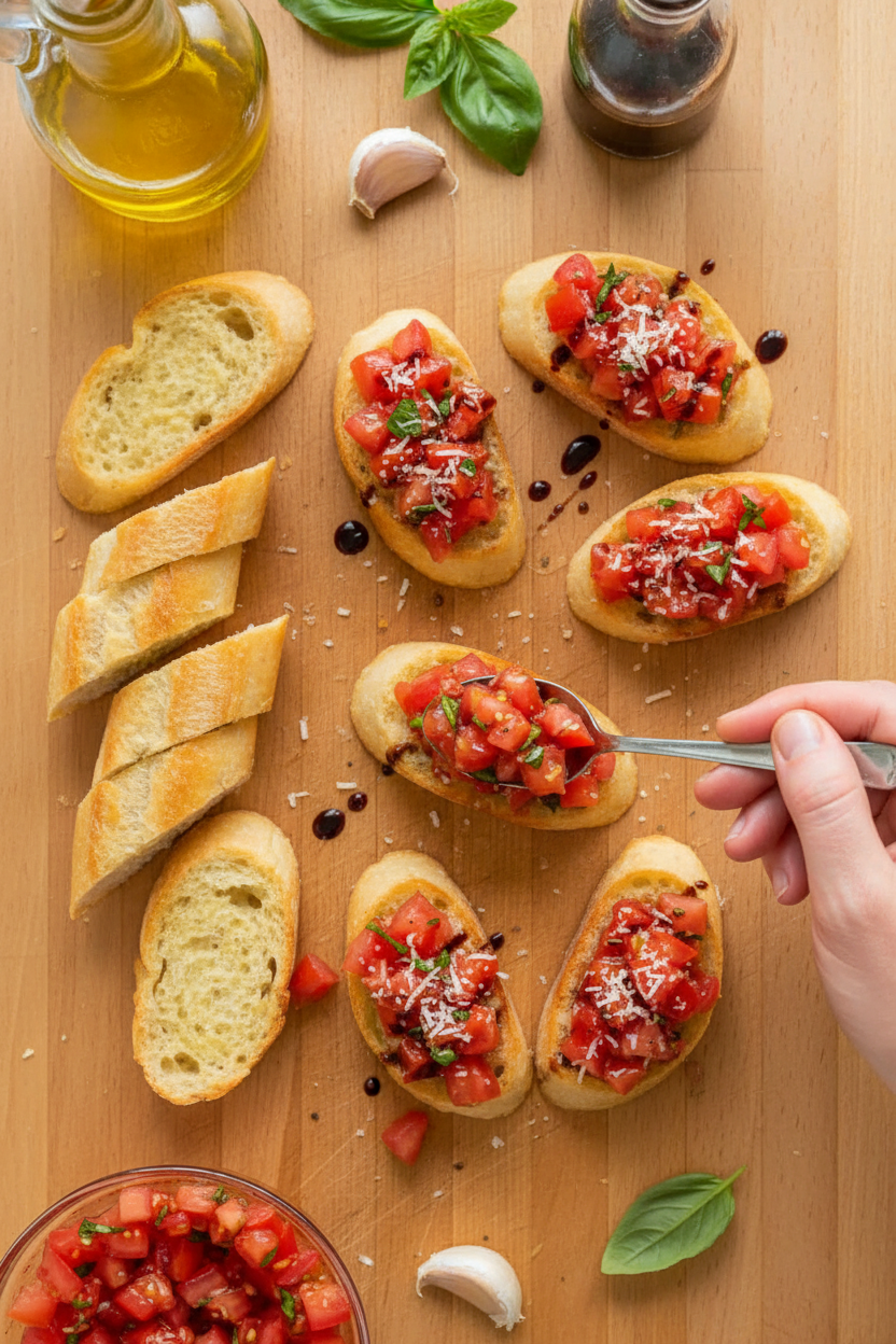 Classic Bruschetta Recipe with Video Tutorial