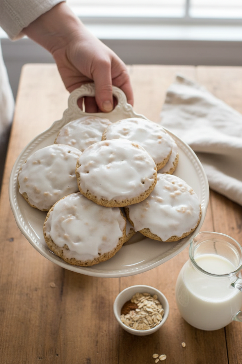 Classic Iced Oatmeal Cookie Recipe