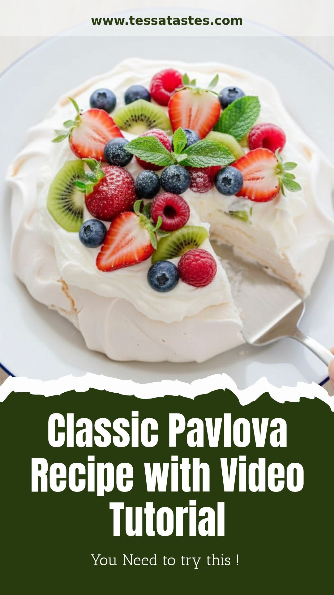 Classic Pavlova Recipe with Video Tutorial