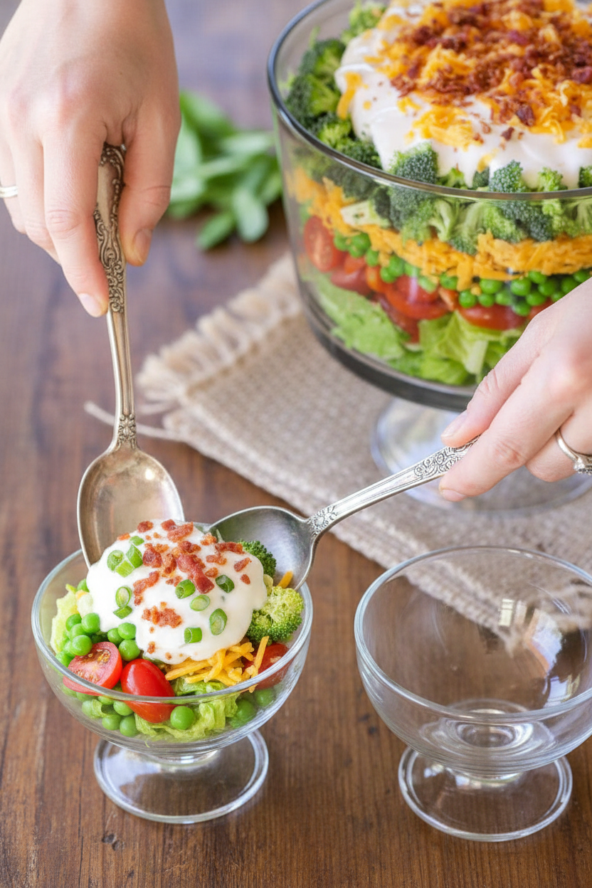 Classic Seven Layer Salad Recipe