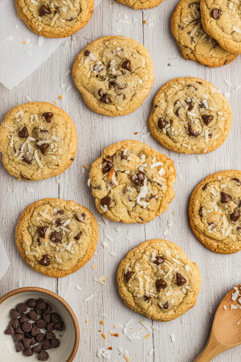 Coconut Chocolate Chip Cookie Recipe