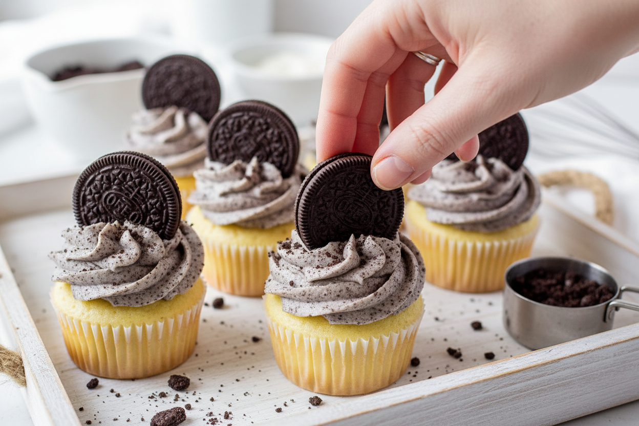 Cookies and Cream Cupcakes Recipe and Baking Tips