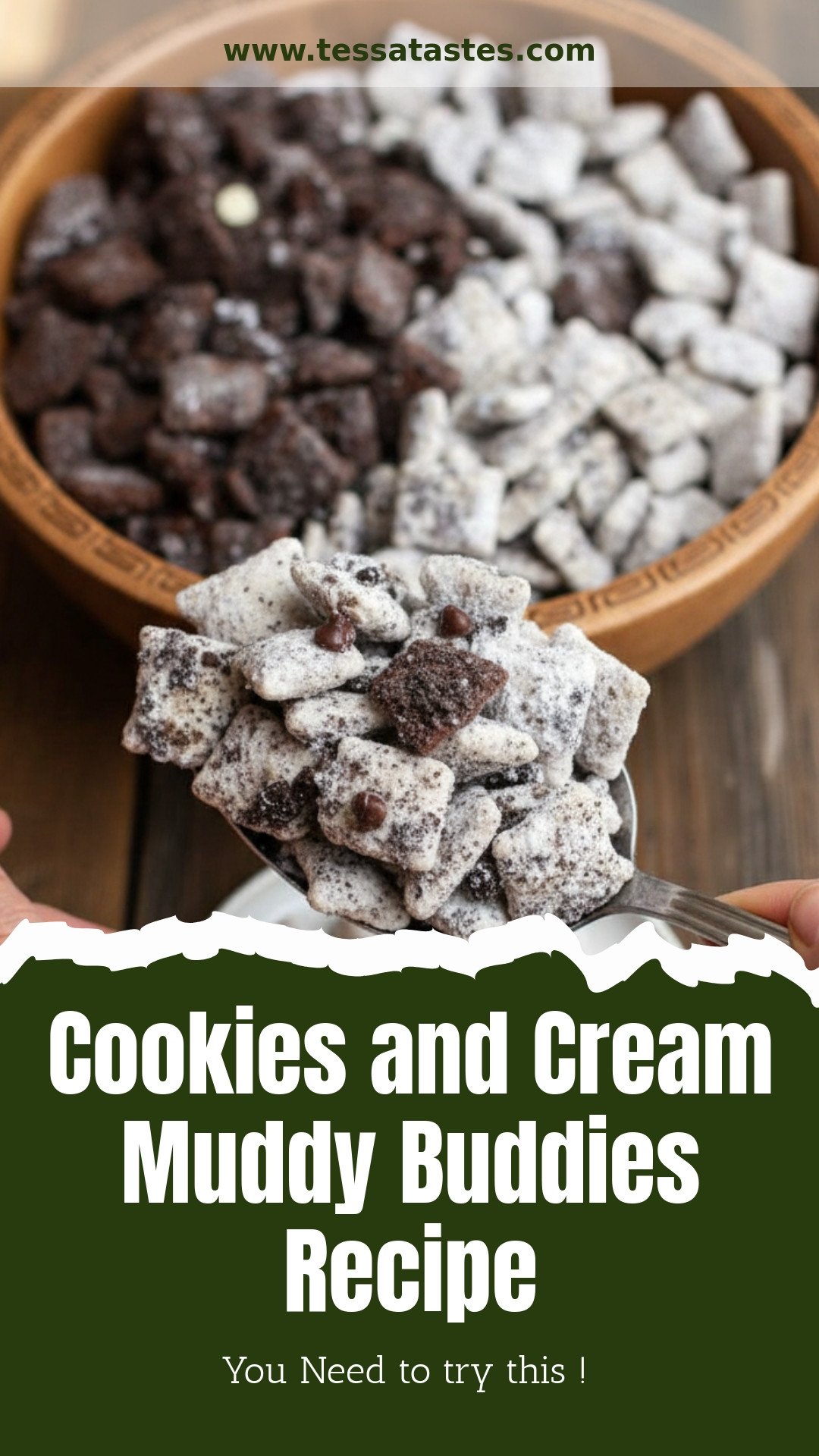 Cookies and Cream Muddy Buddies Recipe