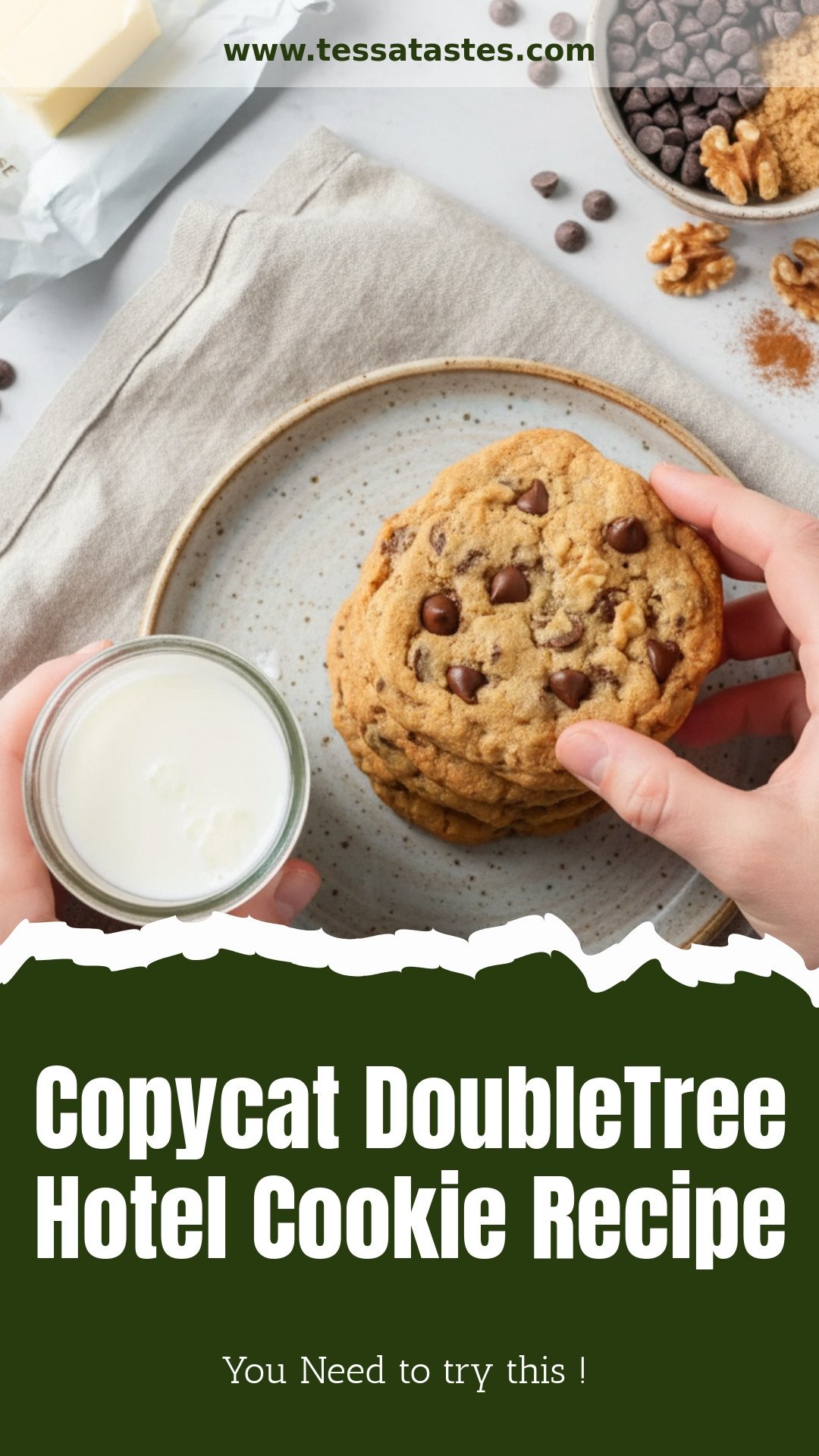 Copycat DoubleTree Hotel Cookie Recipe