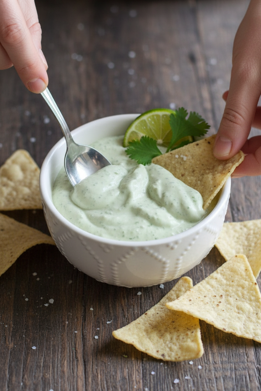 Creamy Avocado Lime Ranch Dip Recipe