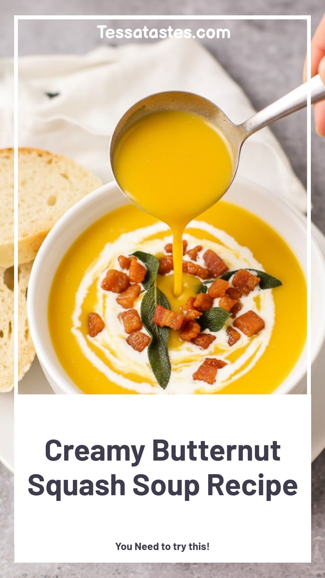 Creamy Butternut Squash Soup Recipe