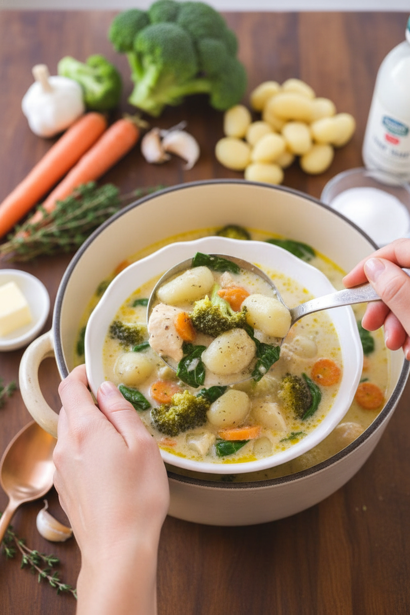 Creamy Chicken Gnocchi Soup Recipe
